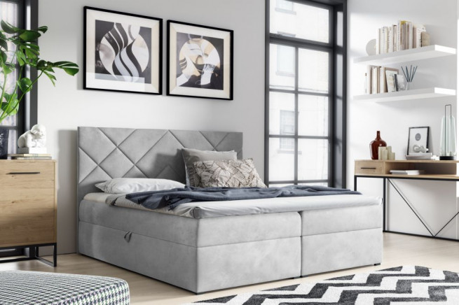 Postel boxspring Primo 3 200x200 cm - výběr barev