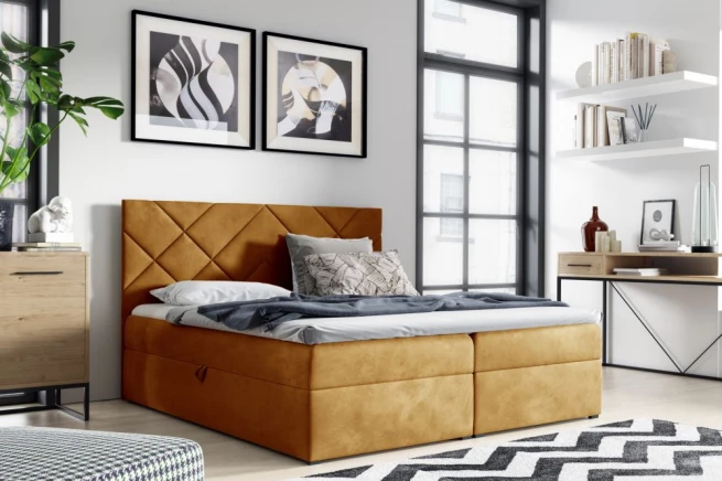 Postel boxspring Primo 3 180x200 cm - výběr barev