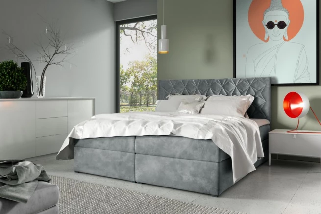 Postel boxspring Primo 7 200x200 cm - výběr barev
