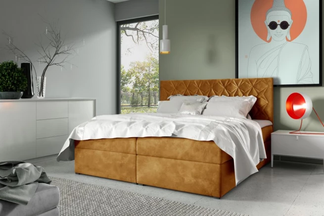 Postel boxspring Primo 7 140x200 cm - výběr barev