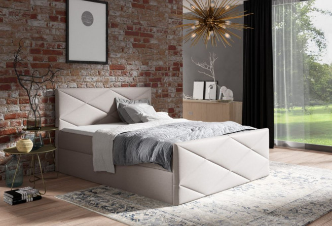 Postel boxspring Riviera Lux 200x200 cm - výběr barev