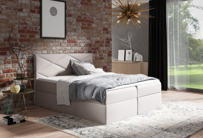 Postel boxspring Riviera 140x200 cm - výběr barev