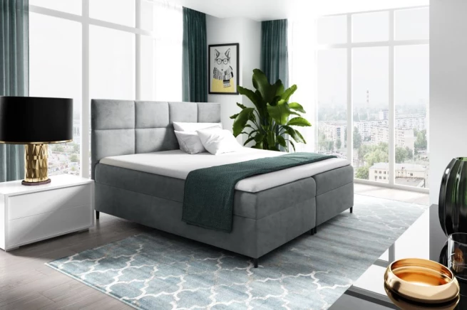 Postel boxspring Roxy 200x200 cm - výběr barev