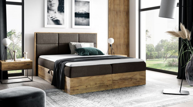 Boxspring postel Luxor 140x200 cm - výběr barev