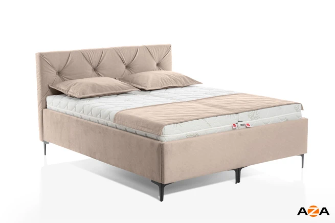 Čalouněná postel s masivním roštem Jupiter 170x220 cm