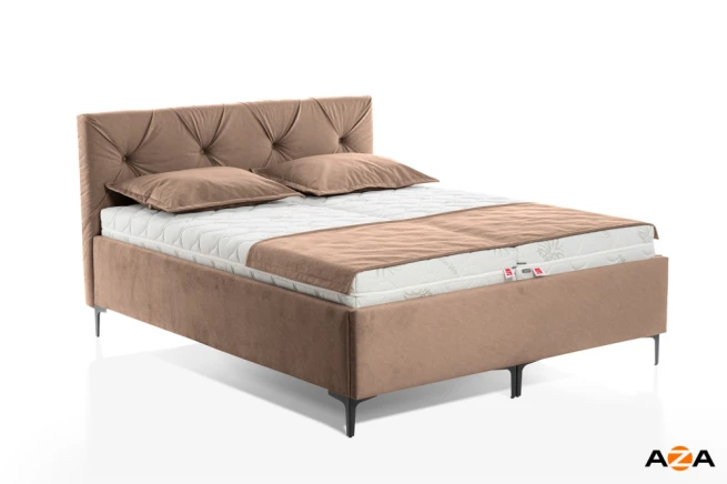 Čalouněná postel s masivním roštem Jupiter 210x200 cm