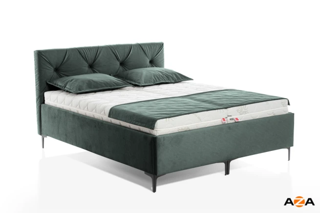 Čalouněná postel s masivním roštem Jupiter 180x200 cm