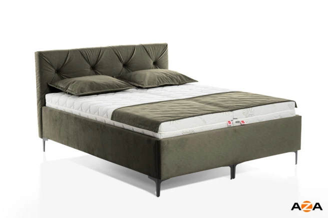 Čalouněná postel s masivním roštem Jupiter 160x220 cm