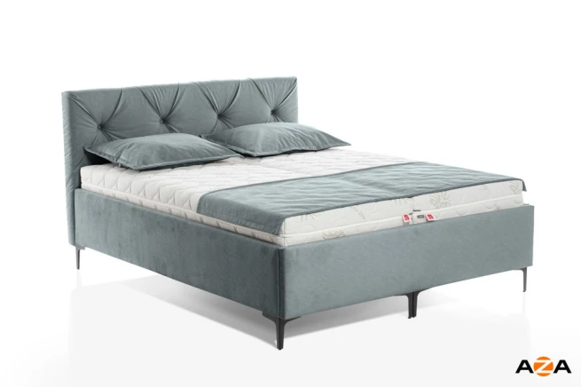 Čalouněná postel s masivním roštem Jupiter 180x220 cm