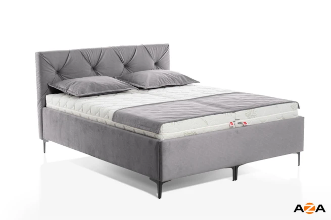 Čalouněná postel s masivním roštem Jupiter 160x200 cm