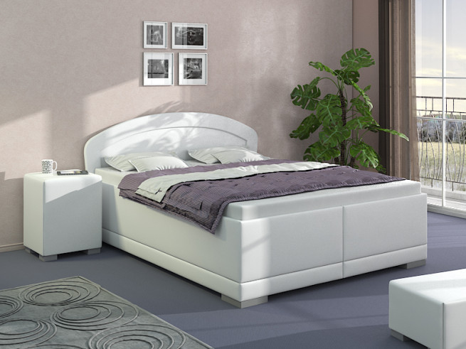Vysoká čalouněná postel Kappa 170x200 cm - výběr barev