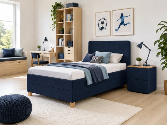 Postel 120x220 boxspring Dita kontinentální americká -…