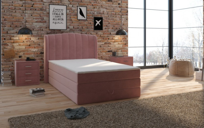 Postel boxspring Kampa