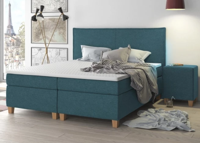 Postel boxspring Ondra 140x220 volitelná výška ložné plochy