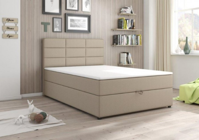 Kontinentální postel boxspring Burgas 120x200 výběr barev - s úložným prostorem