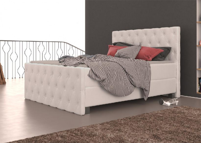 Postel boxspring Colorado 240x200 s úložným prostorem - výběr barev