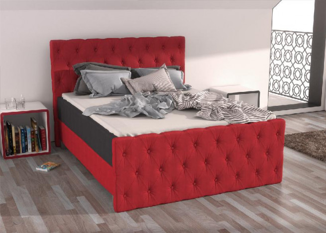 Postel boxspring Colorado 110x220 s úložným prostorem - výběr barev