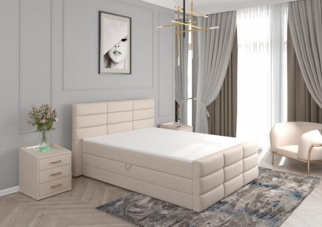 Postel boxspring Rosario Megakomfort 180x200 Salvador 2 - s úložným prostorem