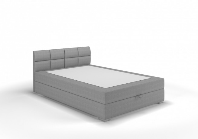 Postel boxspring Grand 120x200 šedá