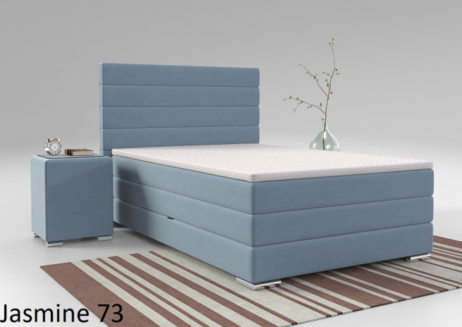 Postel boxspring Lincoln 140x220 s úložným prostorem - výběr barev