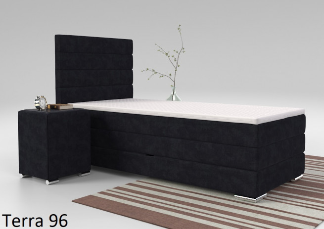 Postel boxspring Lincoln 120x200 s úložným prostorem - výběr barev