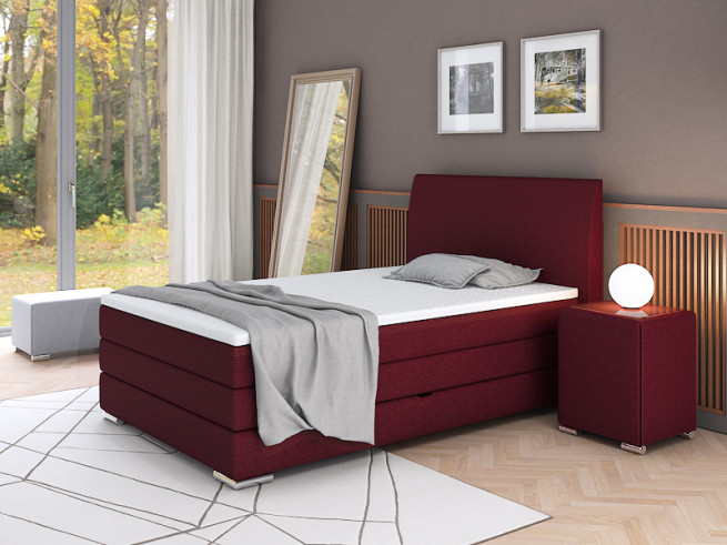 Postel boxspring Lotus 120x220 s úložným prostorem - výběr barev