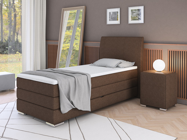 Postel boxspring Lotus 90x220 s úložným prostorem - výběr barev