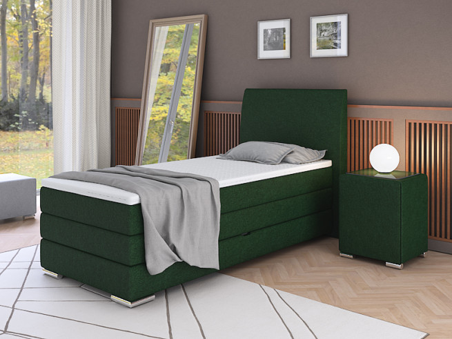 Postel boxspring Lotus 100x220 s úložným prostorem - výběr barev