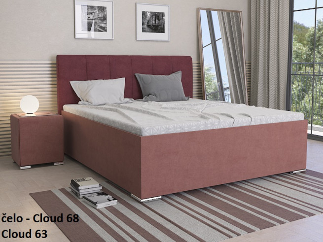 Vysoká postel Megan 230x200 cm - výběr barev