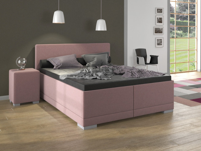 Nadrozměrná postel Modul 220x200 cm vysoká 60cm 1500 barev
