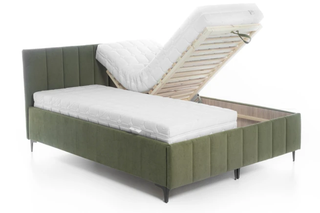 Čalouněná postel s polohovacím roštem Moly 180x200 cm