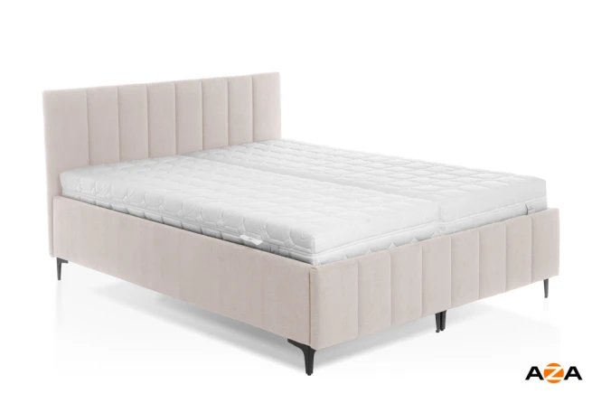 Čalouněná postel s polohovacím roštem Moly 150x220 cm