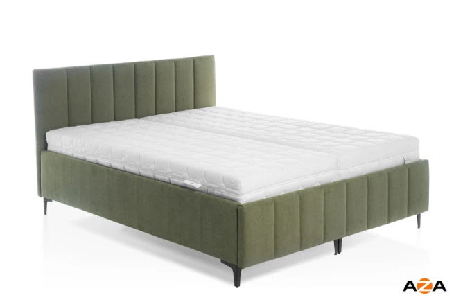 Čalouněná postel s polohovacím roštem Moly 150x200 cm