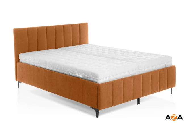 Čalouněná postel s polohovacím roštem Moly 160x220 cm