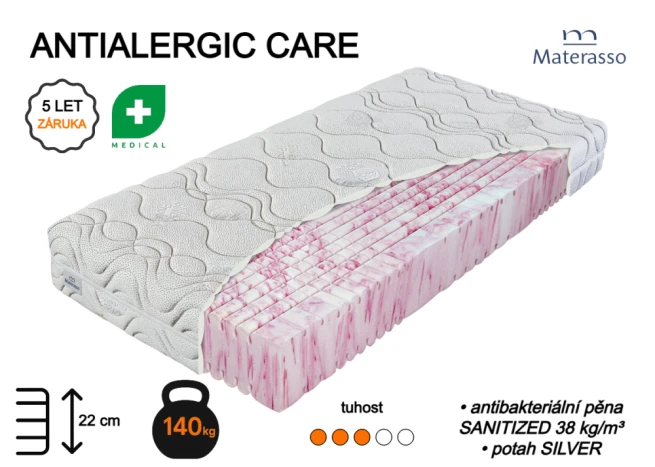 Zdravotní matrace Antialergic care