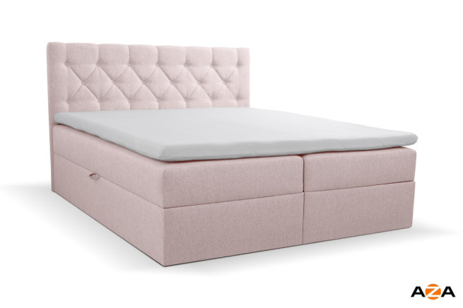 Postel boxspring Nixon 290x220 s úložným prostorem - výběr barev