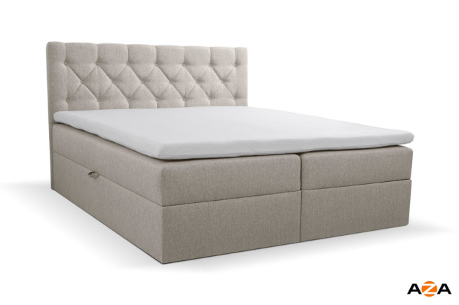 Postel boxspring Nixon 300x220 s úložným prostorem - výběr barev