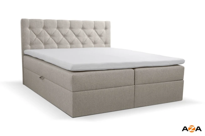 Postel boxspring Nixon 300x220 s úložným prostorem - výběr barev