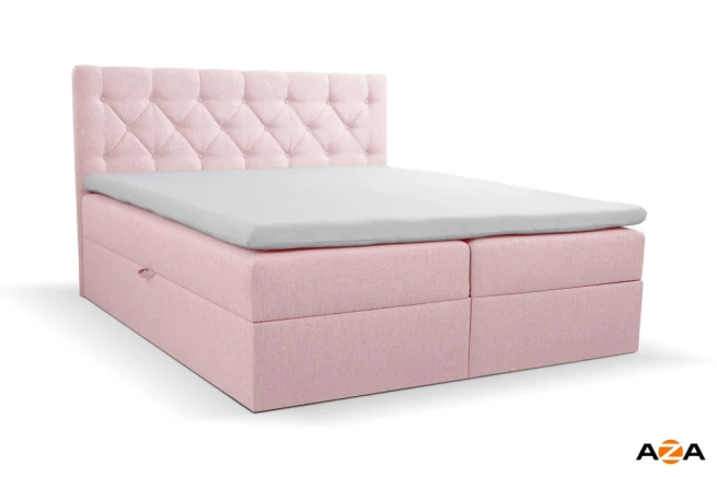 Postel boxspring Nixon 280x200 s úložným prostorem - výběr barev