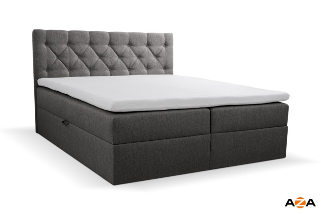 Postel boxspring Nixon 150x220 s úložným prostorem - výběr barev
