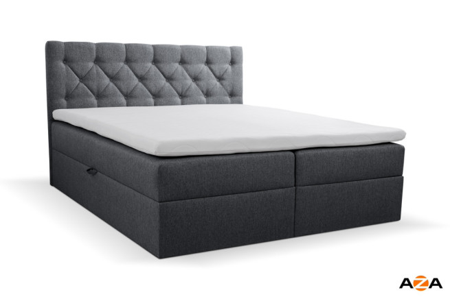 Postel boxspring Nixon 240x200 s úložným prostorem - výběr barev