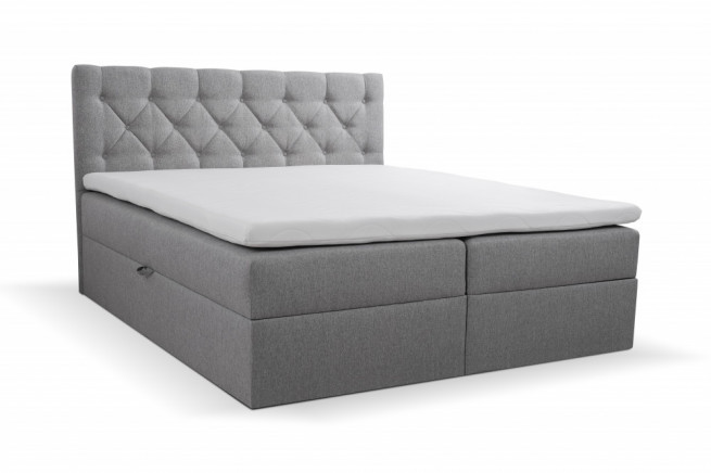 Postel boxspring Nixon 250x200 s úložným prostorem - výběr barev