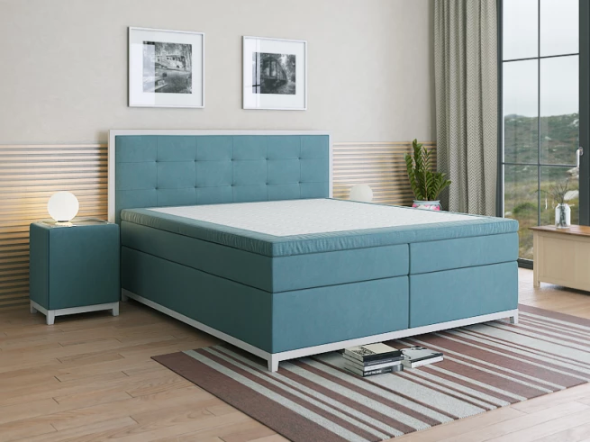 Postel boxspring Bella 200x220 cm - možnost úprav - výběr barev
