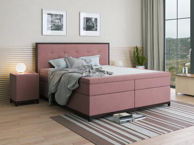 Postel boxspring Bella 170x220 cm - možnost úprav - výběr barev