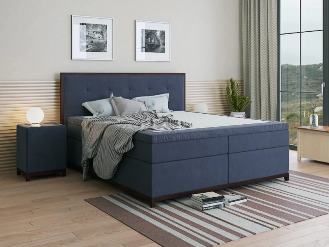 Postel boxspring Bella 160x220 cm - možnost úprav - výběr barev