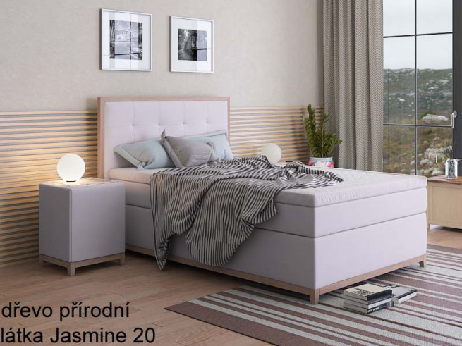 Postel boxspring Bella 130x200 cm - možnost úprav - výběr barev