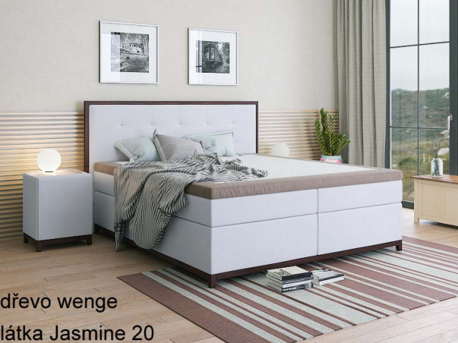 Postel boxspring Bella 150x200 cm - možnost úprav - výběr barev