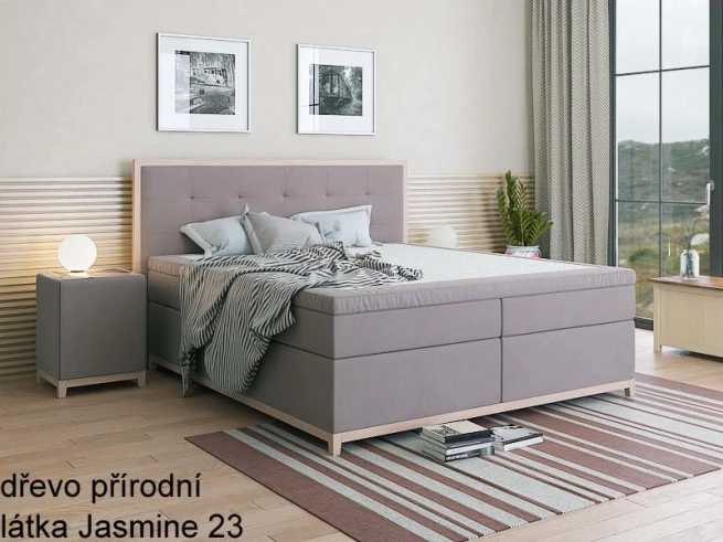 Postel boxspring Bella 280x200 cm - možnost úprav - výběr barev
