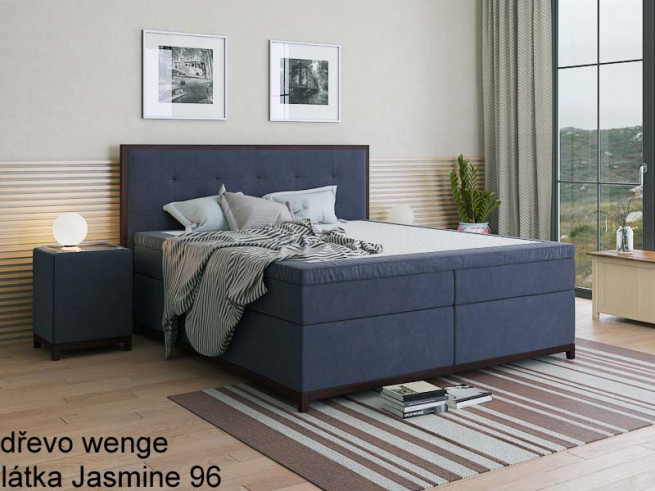 Postel boxspring Bella 160x200 cm - možnost úprav - výběr barev