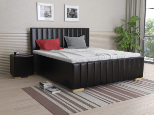 Postel Alex - Černá ekokůže